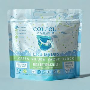 Trung Quốc Nhà cung cấp bao bì nhựa túi giặt chất tẩy rửa gel vỏ đứng lên túi với biểu tượng tùy chỉnh và xử lý - Product Image 4