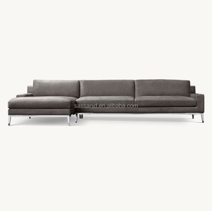 Sassanid Design <span class=keywords><strong>modernista</strong></span> Italia Track bracci modulari in pelle Chaise sezionale divano di lusso per mobili da soggiorno - Product Image 1