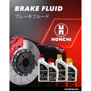 Honchi Super Heavy Duty Brake Fluid DOT 4 Synthetic Brake Oil & Clutch Fluid Maintains Effectiveness in Braking System - Product Image 3