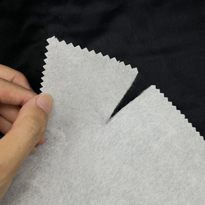 100% polyester adhésif fusible non tissé entoilage tissu rouleau entoilage production - Product Image 4