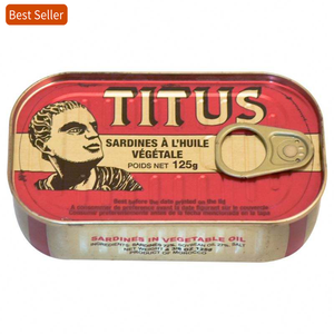 Fabricante 125g * 50 latas Marcas de sardina enlatada <span class=keywords><strong>en</strong></span> aceite 125g - Product Image 1