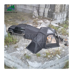 <span class=keywords><strong>Tente</strong></span> de toit arrière pour SUV <span class=keywords><strong>4x4</strong></span> tout-terrain, camping estival en plein air, avec une chambre, tissu Oxford imperméable, capacité de 8 à 20 personnes - Product Image 1
