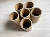 Tube d'enveloppe en papier kraft brun à usage multiple pour emballage d'autocollants