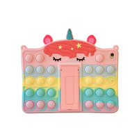 Moko capa de silicone para tablet, capa de desenho animado, último mouse, para ipad mini4/5/6/2019/10.2, para samsung galaxy tab a7/a8 6 lite