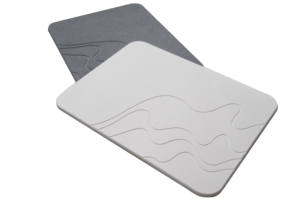 Penyerap DIATOMACEOUS bumi PAD peralatan makan Mat pola Solid cepat kering pelembap anti-kelembaban ramah lingkungan tahan panas Non-Slip - Product Image 6