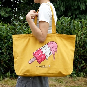 Sac fourre-tout en toile personnalisé, écologique, réutilisable, avec logo imprimé - Product Image 2