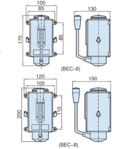 BAOTN portatile a mano pompa idraulica portatile di piccole dimensioni manuale pompa idraulica pompa a mano - Product Image 4