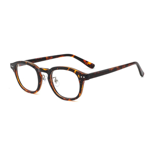 Toptan kore Retro yüksek kalite katı desen bilgisayar tarzı asetat Unisex optik okuma gözlüğü çerçeveleri - Product Image 5
