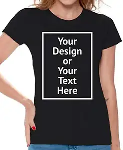 Awkward Styles Personalized Shirt Women DIY Your Own Photo or Text Custom T Shirt Front Back Print