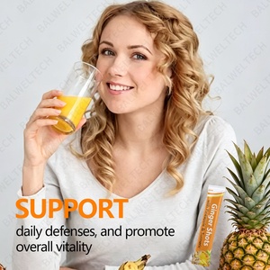 OEM Marca Privada: Mezcla Instantánea en Polvo de Jengibre, Piña y Cúrcuma para Bebida, Suplemento Herbal para Apoyo Inmunológico, Energía y Digestión - Product Image 3