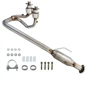 Fit 2004-2006 Jeep Wrangler 4.0L Catalytic Converter Exhaust Y-Pipe Kit