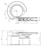 Moteur d'alimentation à disque vibrant en acier inoxydable 2 kW, vitesse de décharge 80 pièces/min, tension 100-380V pour machines d'alimentation