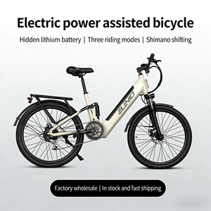 Vélo de montagne électrique 350W pour adultes, batterie au lithium amovible 36V 10.4Ah, vélo électrique urbain et aide à la mobilité - Product Image 3