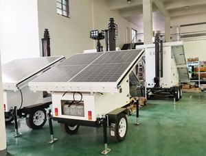 LED-Lichtquellen turm Weiß emittierender Farb turm RGB emittierender Solar turm Straßen beleuchtungs turm Gleichstrom betriebener Lichtmast - Product Image 2