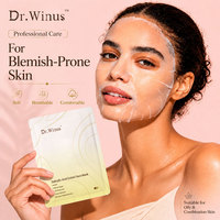 Masque Visage à l'Acide Salicylique et à l'Ectoïne : Soulagement de l'Acné, Contrôle du Sébum, Éclaircissant, Réparation de la Barrière Cutanée, Hydratation Profonde