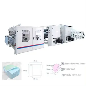 Disposable medical protective pads/Dental mats making machine full automatic waterproof paper rewinding machine