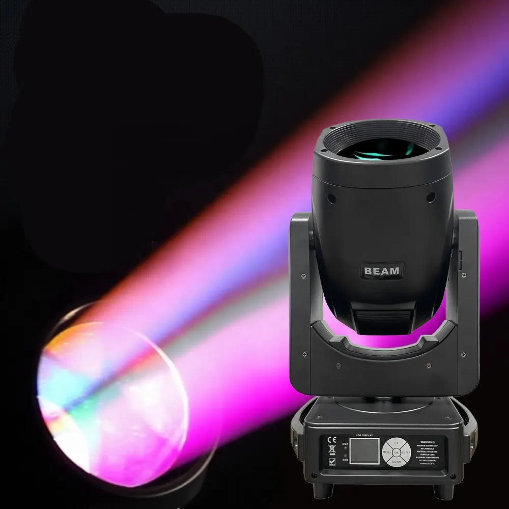 Gösteri zamanı 295 ışın hareketli ışık dj sahne ışıkları disko parti lamba pro dmx 512 fikstür 10R beam ışın 295 hareketli kafa