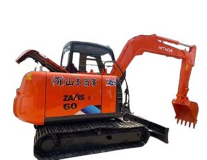 Petite excavatrice Hitachi d'occasion d'origine japonaise, mini-excavatrice ZX60, excavatrice d'occasion à vendre - Product Image 1