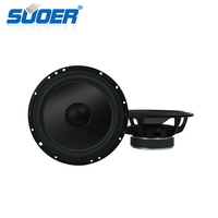 Suoer Set Speaker Mobil 6.5 inci, Set komponen 3 arah SPT-65-3 dengan daya maks 150W untuk peningkatan Audio mobil