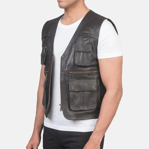 Breathable Waterproof New Design Leather <b>Vest</b> <b>for</b> <b>Mens</b> Wholesale Adults Size Customized Street Wear Style <b>Mens</b> Leather <b>Vest</b> - Product Image 2