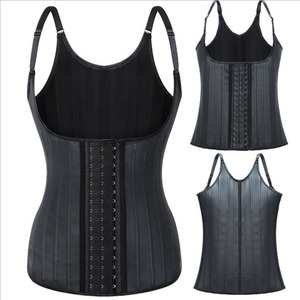 Faja Reductora de Cintura con 25 Varillas de Acero <span class=keywords><strong>para</strong></span> Mujer, Top Moldeador Corporal, Corsé Deportivo <span class=keywords><strong>para</strong></span> Fitness, Control de Abdomen, Faja Moldeadora - Product Image 4