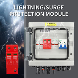Zonne-Energie Fotovoltaïsche Dc 500V Pv Combiner Box Met Bliksembeveiliging 2 Ingang 1 Uit Zekering Mcb Spd Waterdichte Doos Ip65 - Product Image 4