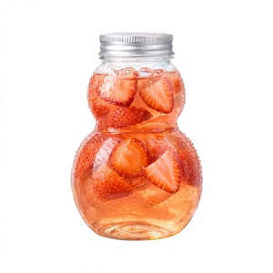 Botella de PET Ecológica de 500 ml con Forma de Calabaza, Tapa de Aluminio, Botellas de Plástico, Suministro Directo de Fábrica en Vietnam - Product Image 3
