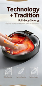 Portable Foot TENS EMS <b>Massager</b> Heat Moxibustion <b>Machine</b> 25 Modes 99 Levels Battery Powered Foot Care Device - Product Image 3
