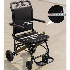 Foldable, Seat Adjustable wheelchair,steel,Aluminum,wheelchairs Price For Sale - Product Image 5