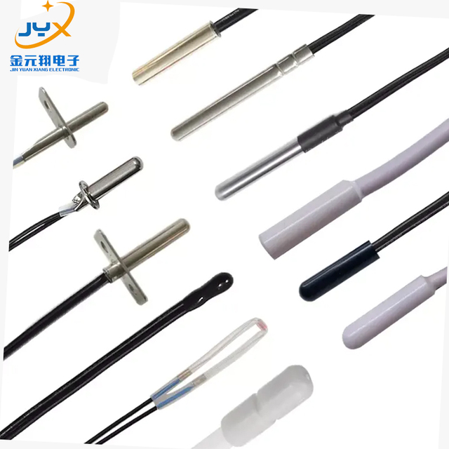5pcs High Temperature NTC Thermistor 10K 3950 1% Accuracy Temperature Sensing Lot of High-Temp Sensors