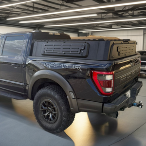 Ford F-150 Raptor 2022 – Capots de benne articulés en alliage d'aluminium 5,5 pieds pour 4x4 tout-terrain, légers, étanches, 3 portes ouvrables, sportifs et verrouillables - Product Image 2