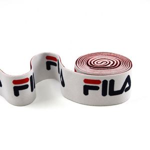 Custom <b>Elastic</b> Band Strap Soft Jacquard LOGO Woven Polyester Jacquard Logo <b>Elastic</b> Webbing for Underwear and Waistbands - Product Image 2