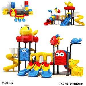Toboggan de jeu extérieur modulaire professionnel personnalisable pour enfants, destiné aux grossistes mondiaux et aux centres de jeux de maternelle - Product Image 3