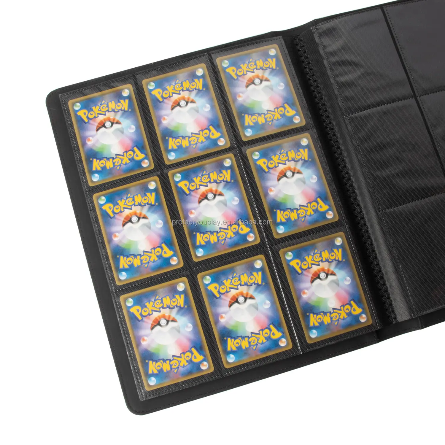 Sammelkarten ordner 9 Pocket PU Cover Card Collection Binder für YuGiOh MTG TCG Spiel Sport karten Album Custom Color Cover