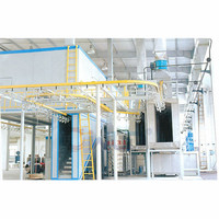 Machine automatique de revêtement de poudre électrostatique pour produits en acier/lampadaire