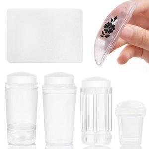 Vernis à ongles français transfert d'impression kits de manucure <span class=keywords><strong>pochoir</strong></span> à ongles avec grattoir outil de plaque d'image de manucure - Product Image 2