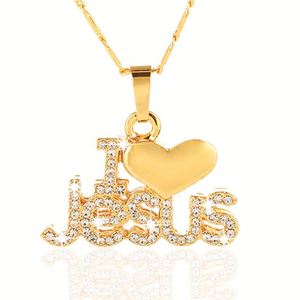 Collar con Colgante de Corazón Sagrado de Jesús en Aleación de Cobre con Diamantes de 18K, Joyería Religiosa - Product Image 1