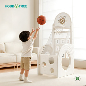 Canestro <span class=keywords><strong>da</strong></span> <span class=keywords><strong>basket</strong></span> per bambini in plastica HDPE sicura, per interni, con bersaglio, gioco sportivo per bambini, diverse modalità di gioco - Product Image 1