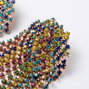 Luxe arc-en-ciel <span class=keywords><strong>cristal</strong></span> <span class=keywords><strong>d</strong></span>éclaration boucles <span class=keywords><strong>d</strong></span>'oreilles lustre strass <span class=keywords><strong>cristal</strong></span> frange gland balancent boucles <span class=keywords><strong>d</strong></span>'oreilles grande fête <span class=keywords><strong>mariage</strong></span> boucles <span class=keywords><strong>d</strong></span>'oreilles - Product Image 5