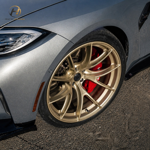 Llantas de aleación forjadas en oro, ultraligeras, cóncavas y profundas, de 18, 19 y 20 pulgadas, 5x114.3, 5x120, para autos Mustang S550, WRX STI, Porsche <span class=keywords><strong>911</strong></span> GT3 - Product Image 1
