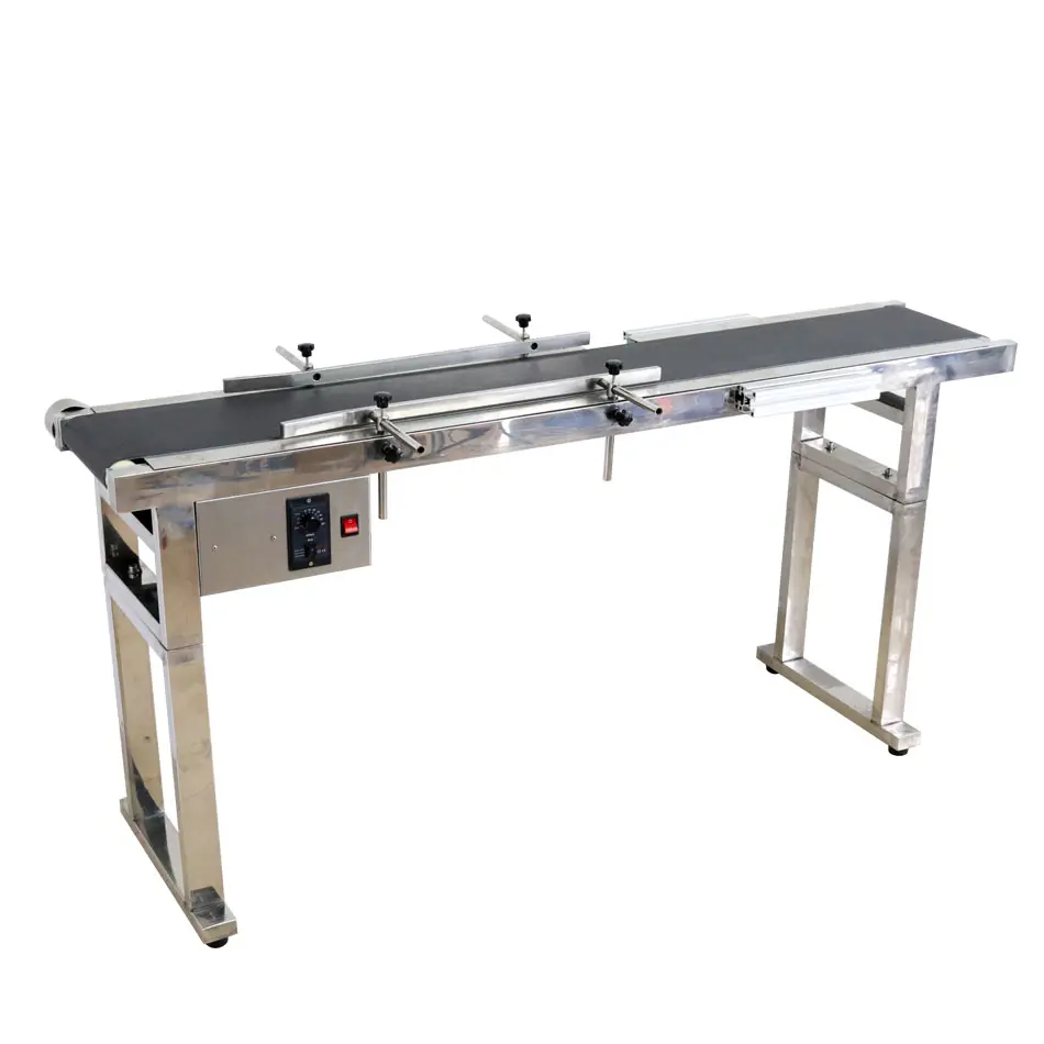 Kelier PVC Listrik Conveyor Kode Otomatis Mesin untuk Kantong Plastik Belt Conveyor untuk Inkjet Coding Machine