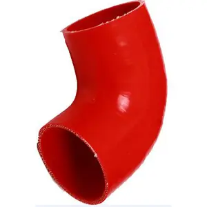 3 "à 3" pouces (76mm) 90 degrés Silicone Réducteur Coude Tuyau pour Turbo intercooler/Chauffage/Radiateur Coupleur tuyau rouge