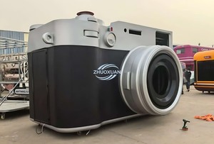 Carrito de Comida Creativo con Forma de Casco Gigante, Estilo Retro, para Café, Radio y Televisión - Product Image 6