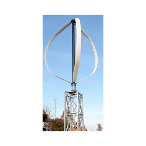 Turbina eólica de eje vertical confiable para uso doméstico, generador de viento de operación estable de 600Kw, 5Kw, 380V para uso en barcos