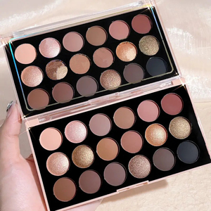 Paleta de sombras de ojos personalizada de <span class=keywords><strong>18</strong></span> colores fabricantes de cosméticos OEM maquillaje de larga duración resistente al agua sombra de ojos mate Etiqueta Privada - Product Image 6