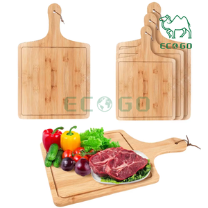 Venta al por mayor de fábrica, utensilios de cocina personalizados, tabla de cortar de bambú para el hogar, fruta, Pizza, tabla de cortar - Product Image 1