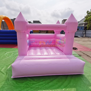 บ้านลมสีชมพูสำหรับเด็ก คุณภาพระดับพาณิชย์ สำหรับจัดงานปาร์ตี้กลางแจ้ง - Product Image 2