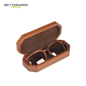 High-end wooden case glasses case Luxury Design customized logo sunglasses packaging