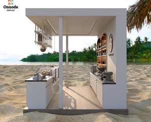 Tùy Chỉnh Cà phê, bánh & Snack kiosk cửa hàng bán lẻ & Mall hiển thị tủ chìa khóa trao tay cửa hàng nội thất giải pháp cà phê cửa hàng trang trí - Product Image 5