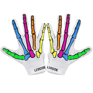 Gants de football <span class=keywords><strong>NFL</strong></span> pour jeunes de qualité supérieure, design articulé, en silicone léger, excellents pour les jeux, parfaits pour la pluie - Product Image 2